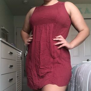 Red Sleeveless Dress